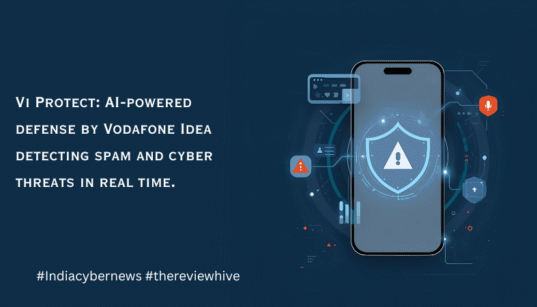 Vi Protect: AI-powered defense by Vodafone Idea detecting spam and cyber threats in real time.