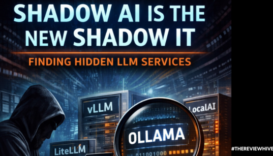 Shadow AI LLM services running on enterprise networks, showing hidden AI servers and unsecured access risks