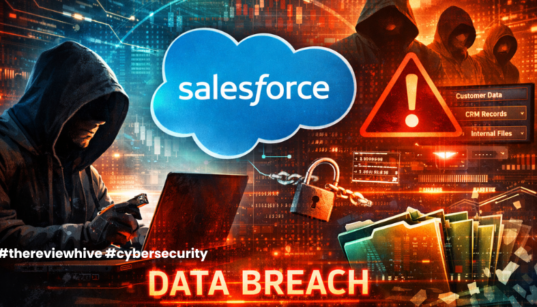 Data breach alert in digital chaos