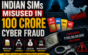 Indian SIMs Misused in 100 crore Cyber Fraud