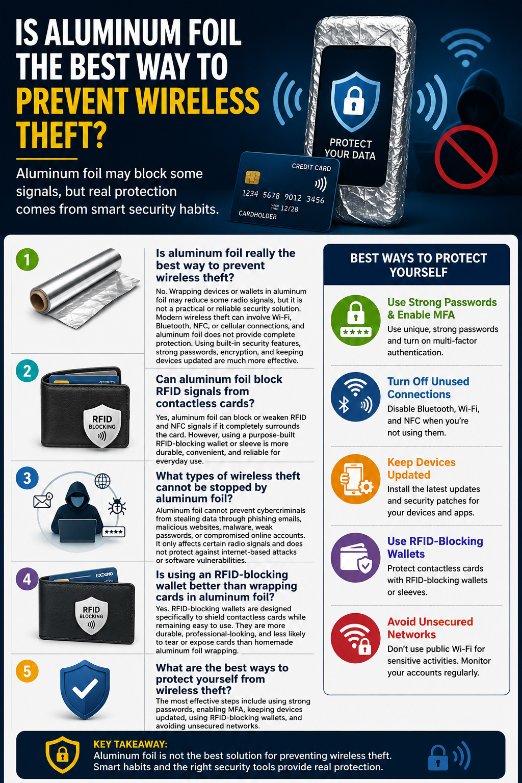 Aluminum Foil for Wireless Theft Protection 1 Is Aluminum Foil the Best Way to Prevent Wireless Theft