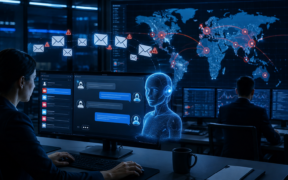 ScamBuster AI collecting threat intelligence from phishing emails using artificial intelligence.