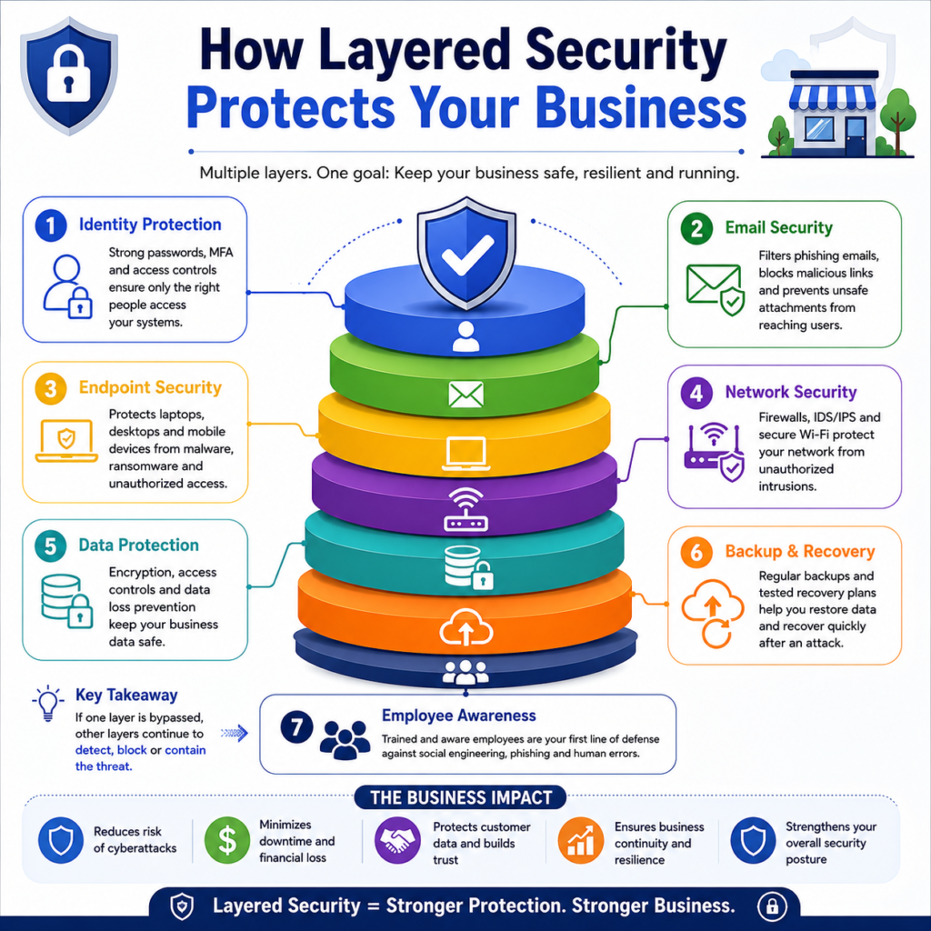 Importance of Layered Security for Small Businesses 2 How Layered Security Protects Your Business