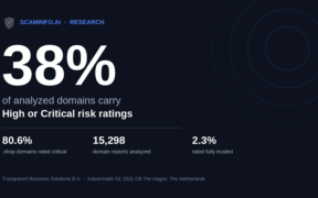 38% of Websites Analyzed Carry High or Critical Scam Risk — ScamInfo.ai