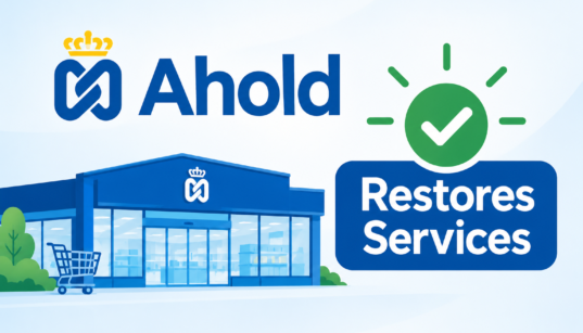 Ahold Restores Services